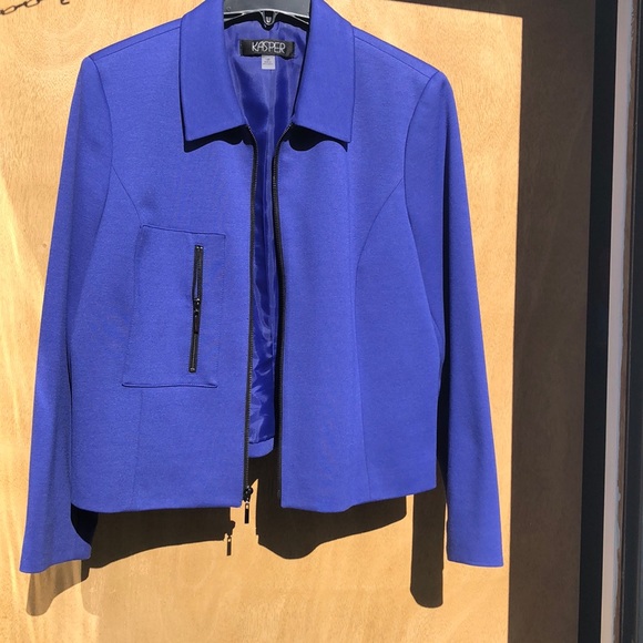 kasper purple blazer
